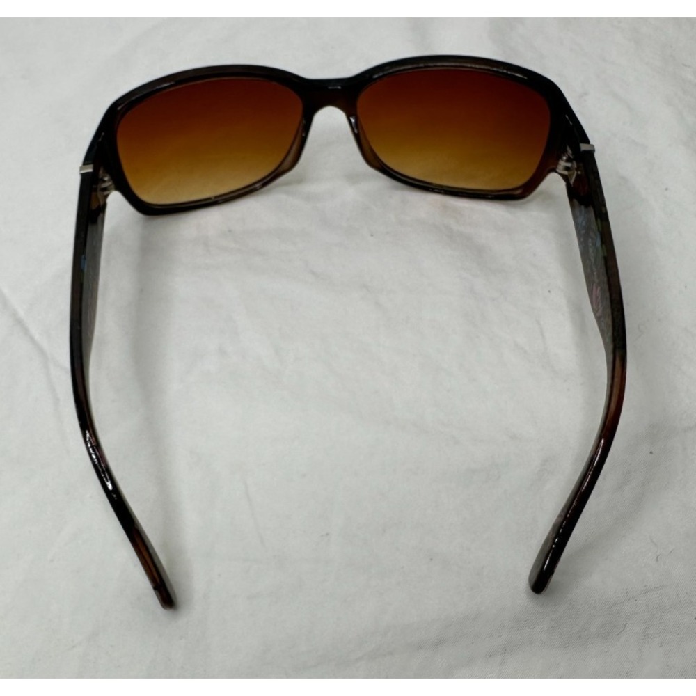 Coach Sunglasses Peony W604 Floral Brown Gradient C Logo 60 18 135 - Picture 7 of 14